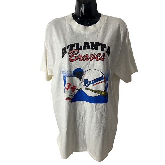 Vintage Atlanta Braves Graphic T-Shirt Size XL - Picture 1 of 8